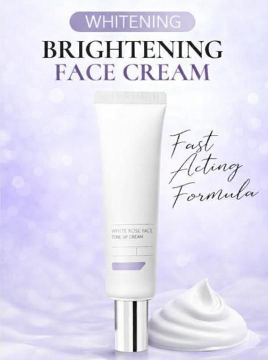 White Rose Face Tone Whitening Brightening Face Cream 50ml (Pack of 1)